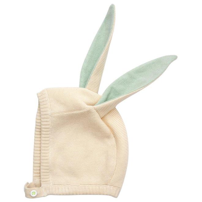 Bonnet oreilles de lapin sur sweat coton gris à personnaliser